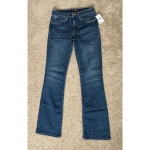 Mavi Women's Straight Leg Jeans - Dark Blue